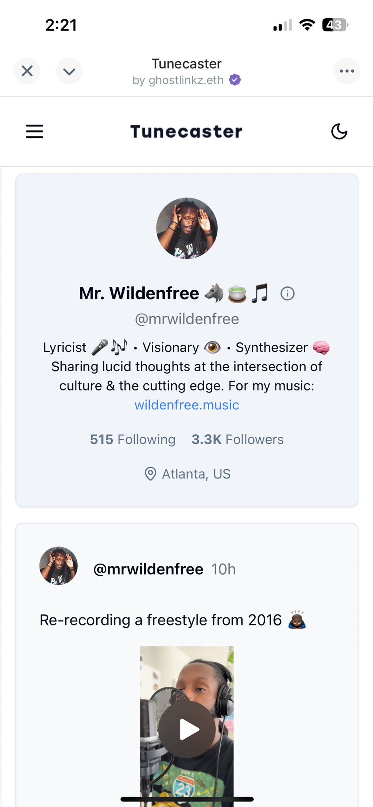 Tunecaster - Farcaster Mini Apps screenshot